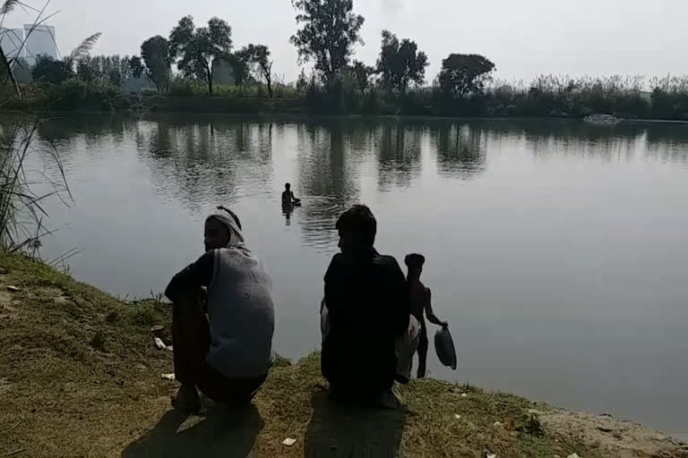 illegal mining in west yamuna river in yamunanagar