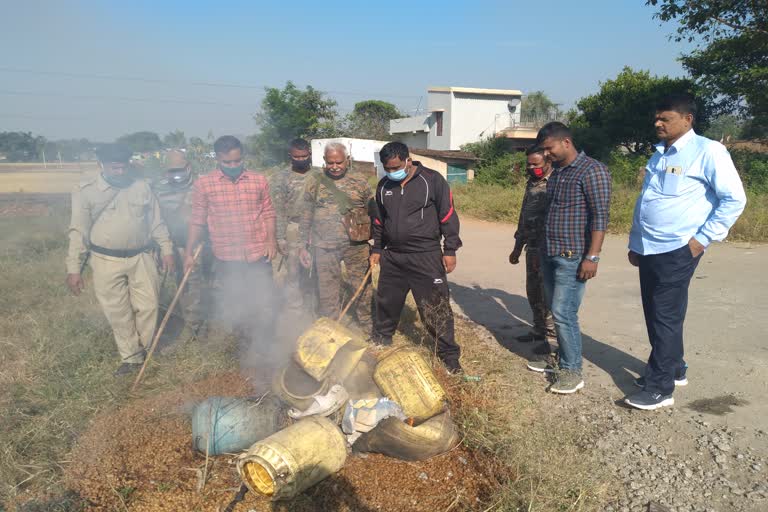 Raid campaign against illegal liquor