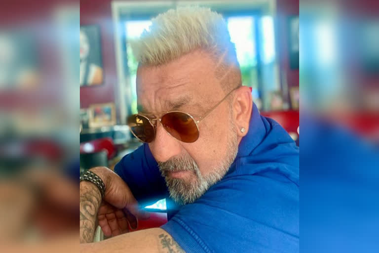 Sanjay Dutt flaunts platinum blonde hair in latest photos, looks fit as a fiddle; pics inside