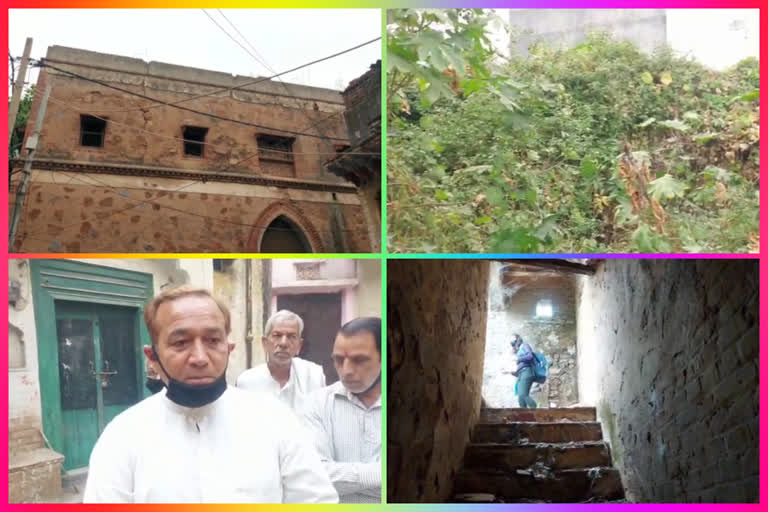 Chaupal condition in Maidan Garhi village is dilapidated