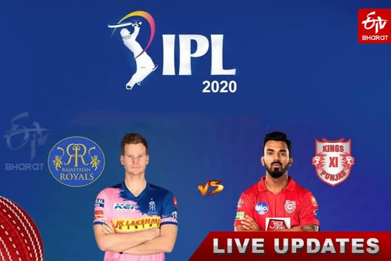 KXIP vs RR Live Score