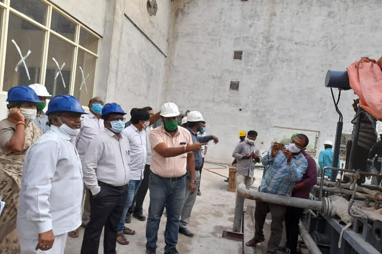 guntur district collector observed of power plant in nayudupeta guntur district