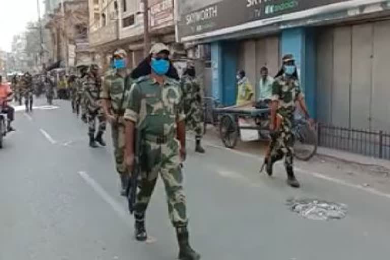 patna flag march of military