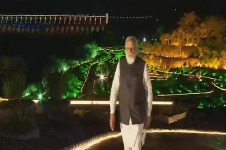 PM Modi's action-packed evening in Gujarat