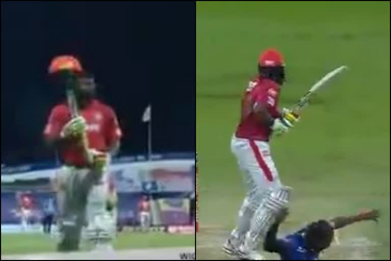 Chris Gayle fined for throwing bat