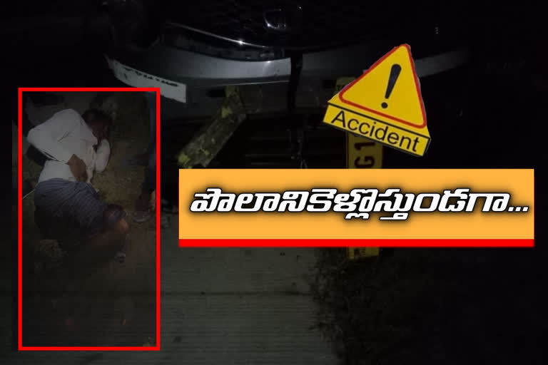 car bike accident at maddirala in suryapet district