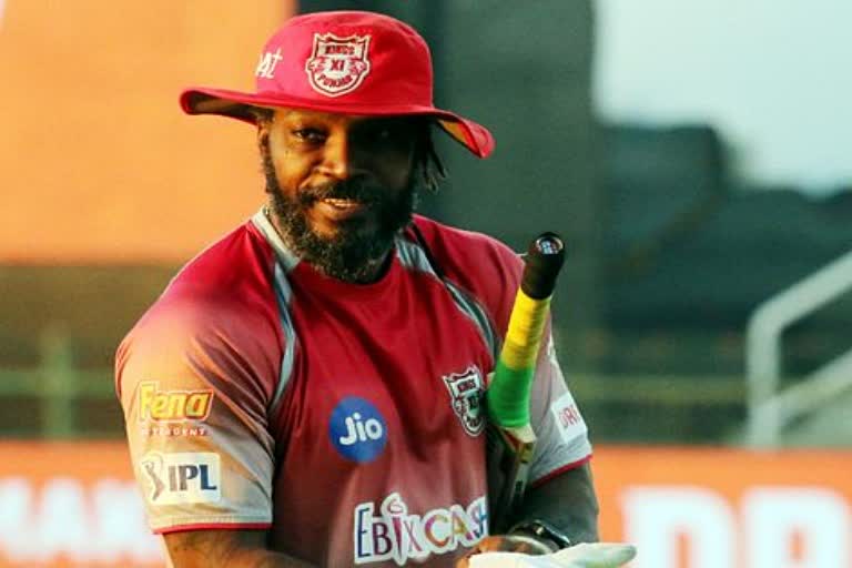kxip batsman chris gayle fined for code of conduct breach in ipl 2020