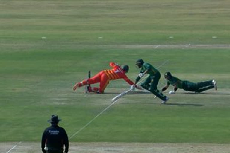 PAK vs ZIM 1st ODI: Video of Imam-ul-Haqs Bizarre Run Out Dismissal Goes Viral