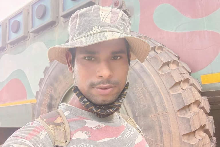 Odisha CRPF jawan kills  jawan kills self with service rifle  Central Reserve Police Force  Chhattisgarh's Sukma district  Kamla Kant Rohidas  സി.ആർ.‌പി‌.എഫ് ജവാൻ  സി.‌ആർ‌.പി‌.എഫിൻ്റെ 223-ാം ബറ്റാലിയൻ  ജവാൻ്റെ മൃതദേഹം  പോസ്റ്റ്‌മോർട്ടം  ഭൂവനേശ്വർ