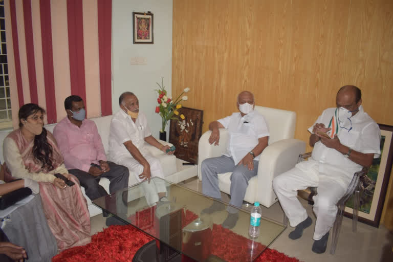 SR Patil visits Rajarajeshwari Nagar Assembly Constituency