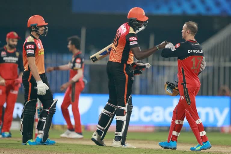 SRH beat RCB by 5 wickets