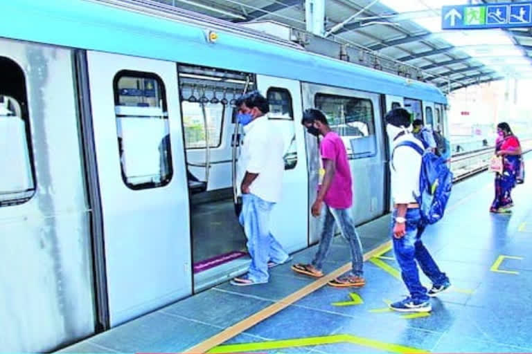 Hyderabad metro Train