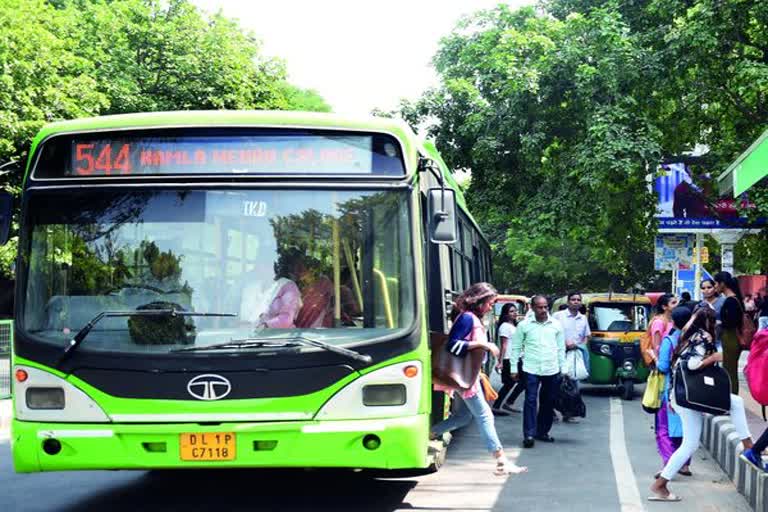 Delhi buses operate with full seating capacity