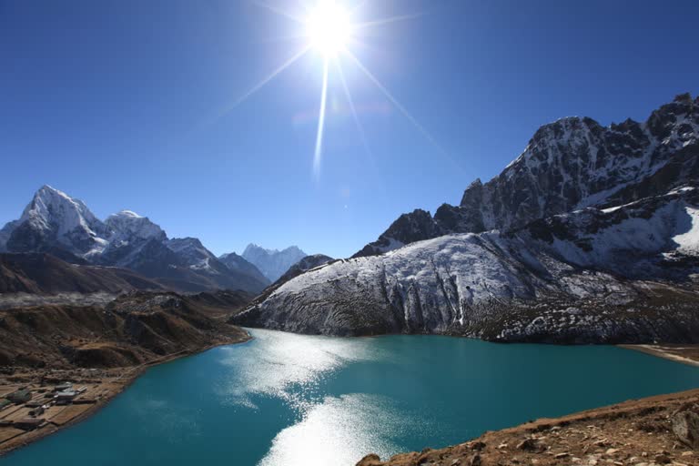 Glaciers melting in Uttarakhand