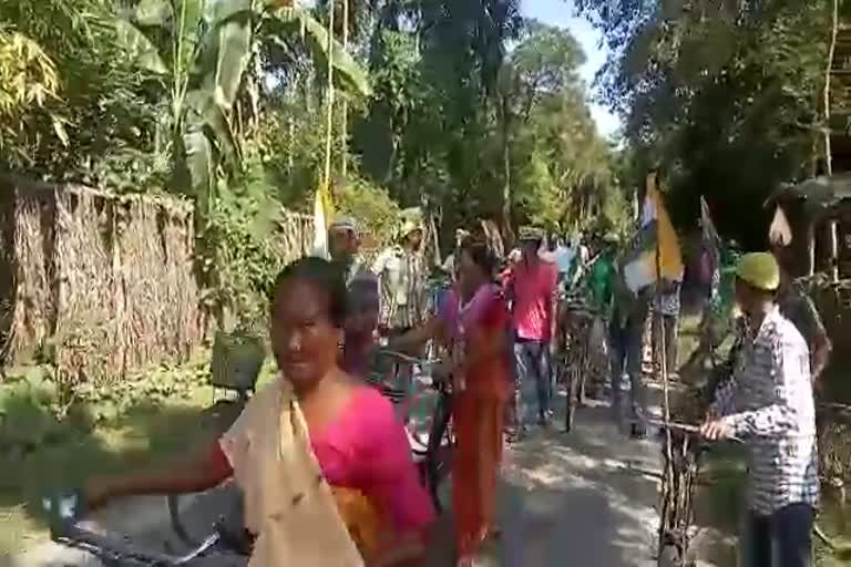 Bicycle rally In Baksa