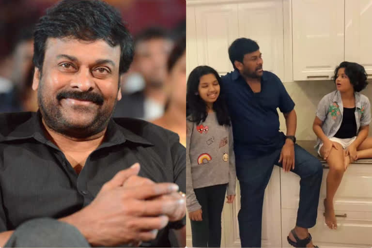 Chiranjeevi cooking KFC chicken for his granddaughters