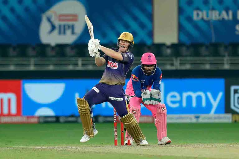 KKR vs RR 1st innings update