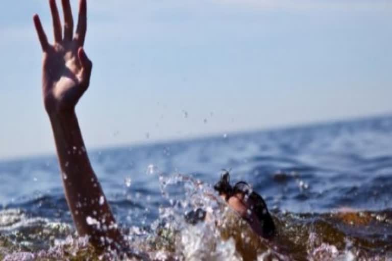 a young man went missing while bathing in the sea