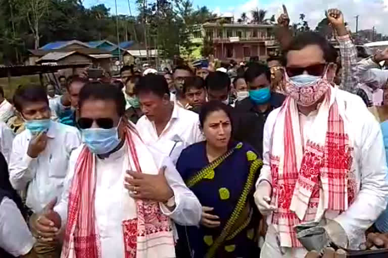 Congress Meeting organised At Jorhat district teok constituency