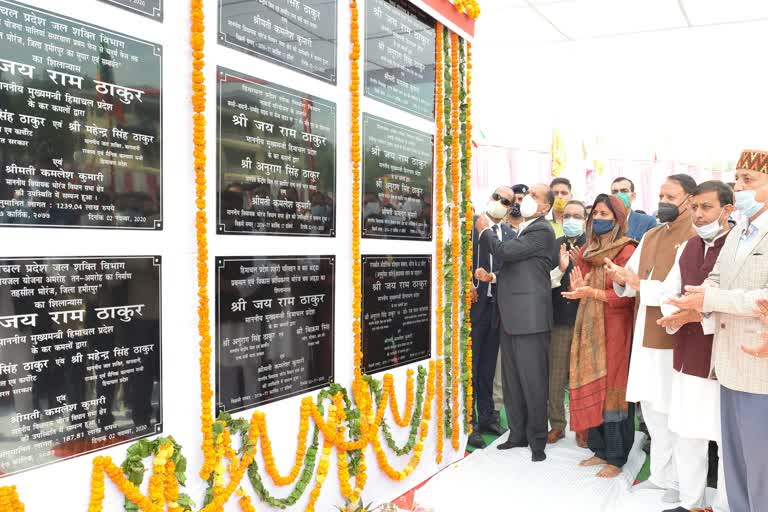 CM Jairam Thakur addresses public rally