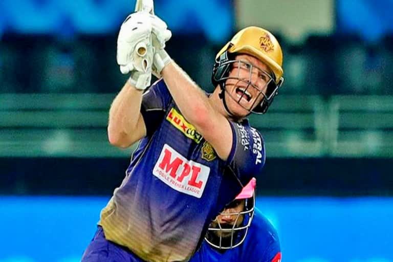 Brad hogg feels eoin morgan has carried kkr's middle order throught the tournament