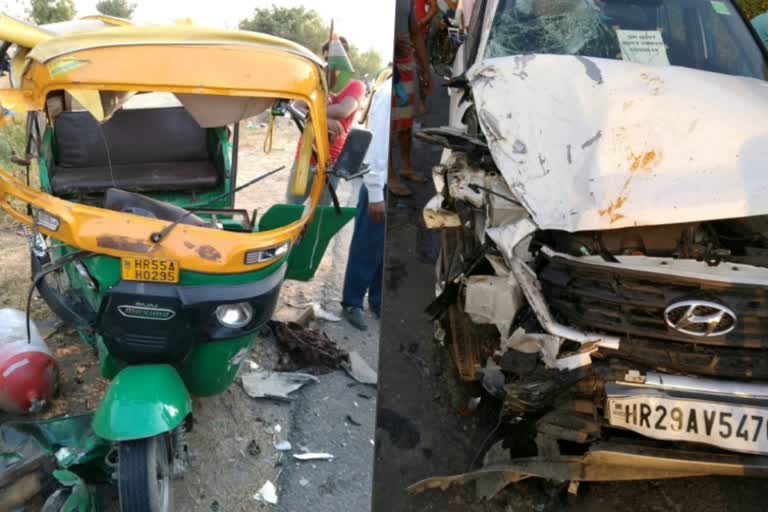 three people died in road accident in sohna gurugram