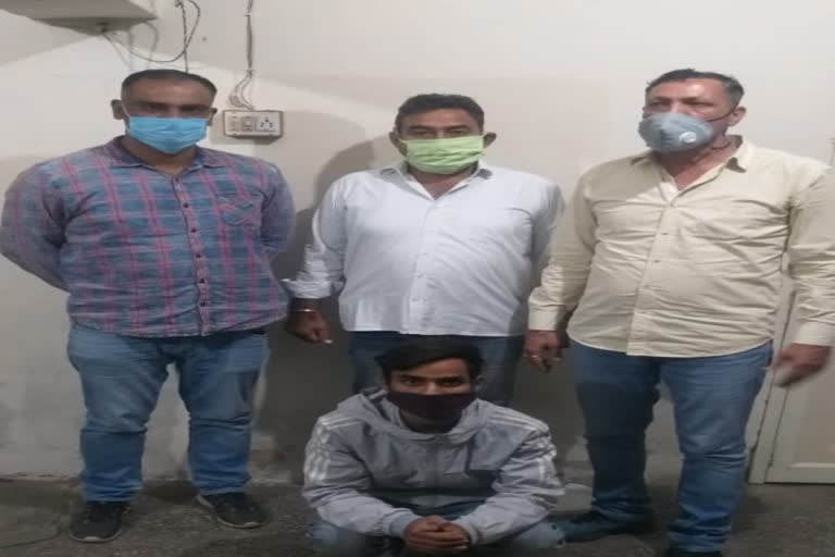 Panchkula police arrested an accused with narcotics