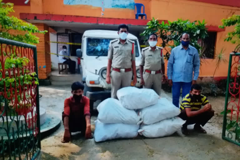 Seizure of 100 kg of cannabis in Visakhapatnam