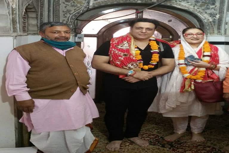 actor Govinda visited Mata Mansa Devi temple Panchkula