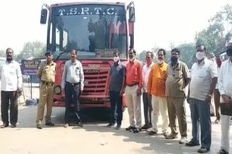 RTC bus from Sangareddy to Vijayawada started