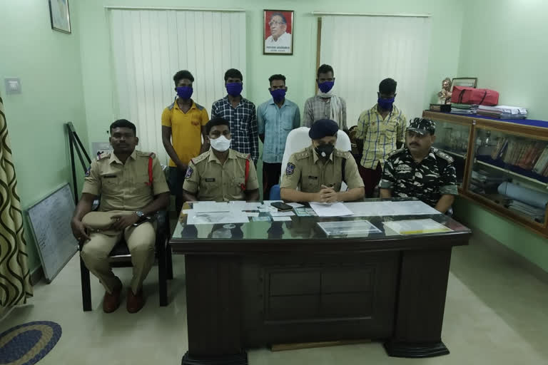 five maoist couriers arrested in bhadradri kothagudem district