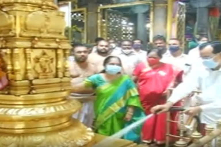 koil alwar thirumanjanam