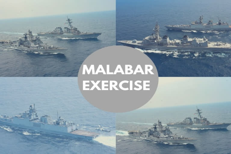 India, US, Japan and Australia kick-start Malabar naval exercise in Bay of Bengal