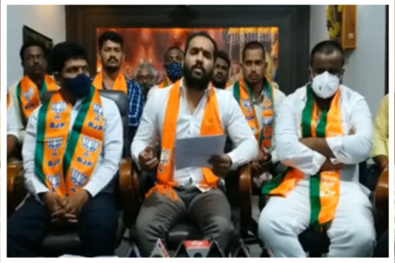 bjym press meet at sangareddy district patancheru