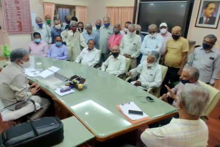 Jodhpur News, Retired employees, सेवानिवृत्त कर्मचारियों का प्रदर्शन