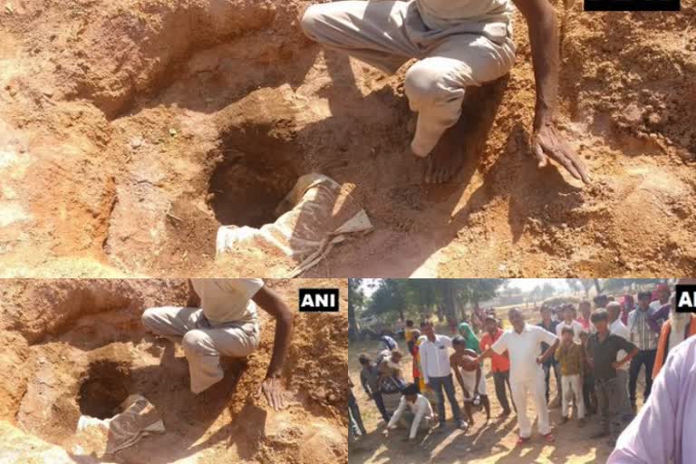 Five year old falls in borewell