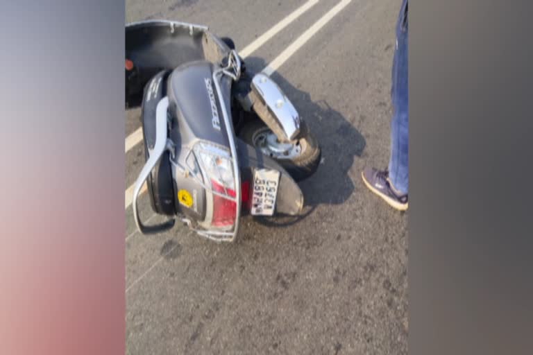 Tanker bike accident Palghar