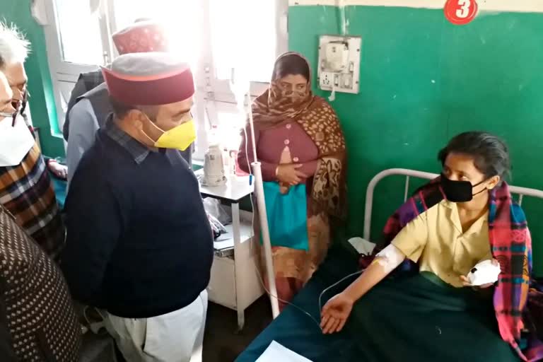 Rajiv Saizal visit Solan Hospital
