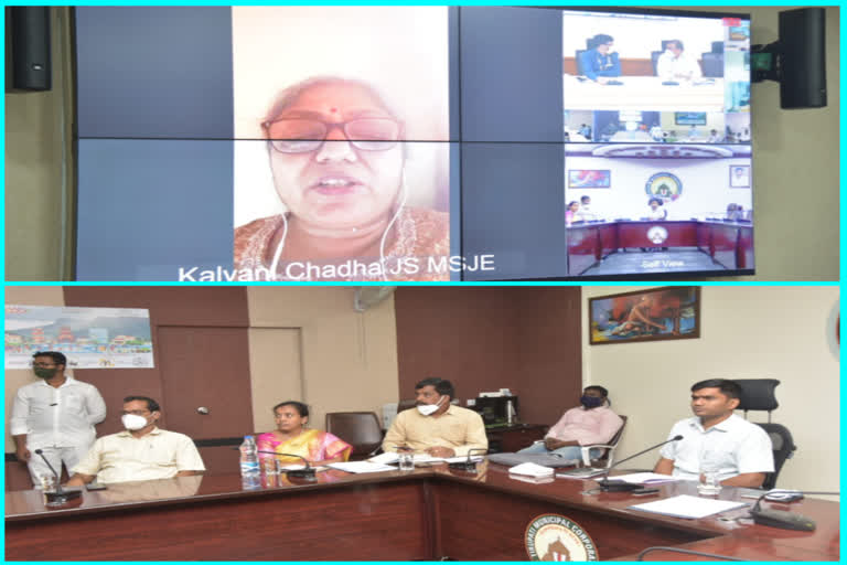 Ministry of Empowerment Joint Secretary kalyani chada helds video conference with all indian district collectors