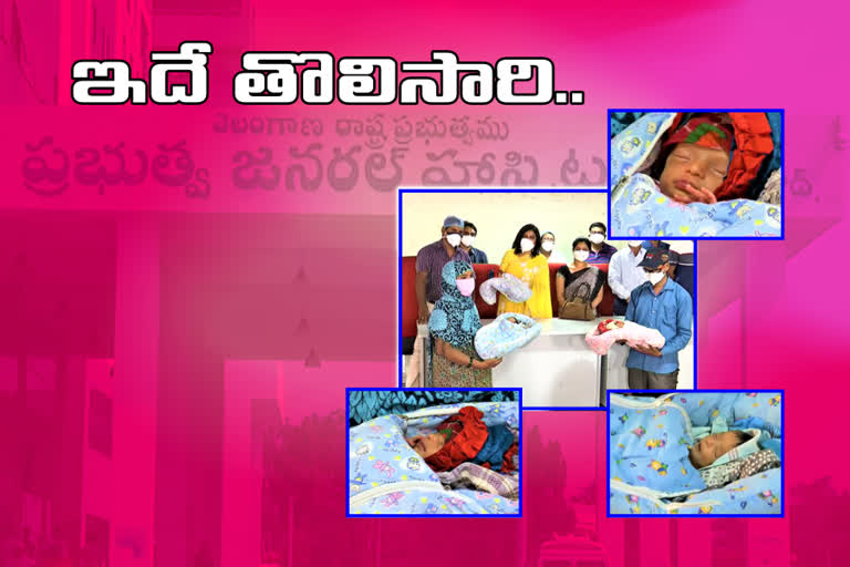 covid-patient-given-birth-to-three-kids-in-nizamabad