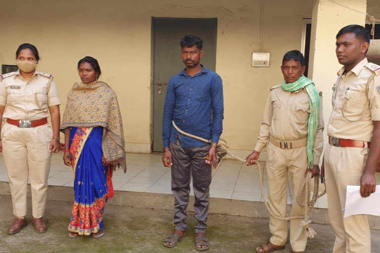 husband and wife arrested for murder in giridih