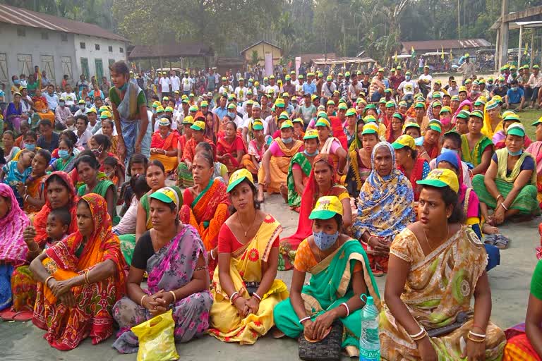 চিৰাঙৰ বাসুগাঁৱত ইউপিপিএলৰ পদযাত্ৰা আৰু সভা