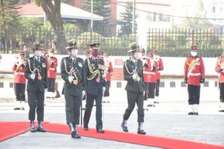 Naravane inspects Guard of Honour