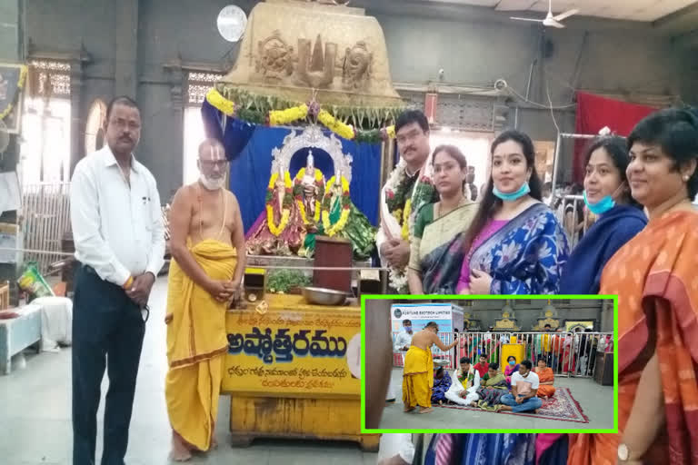 nalgonda sp ranganath visited yadadri temple