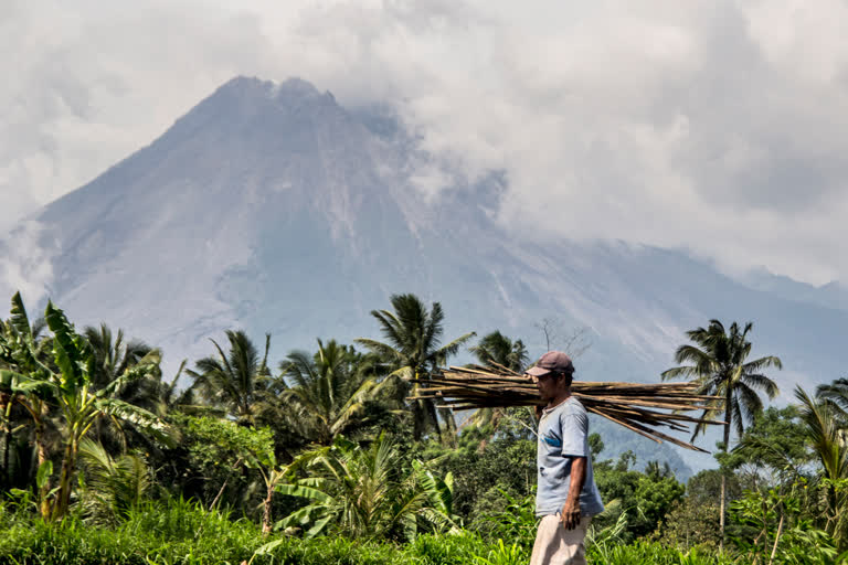 Mount Merapi volcano