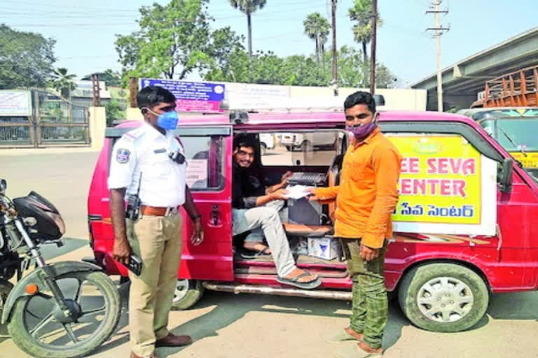 Cyberabad police strict actions against traffic violations