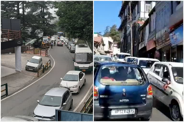 traffic jam near kusumpti road