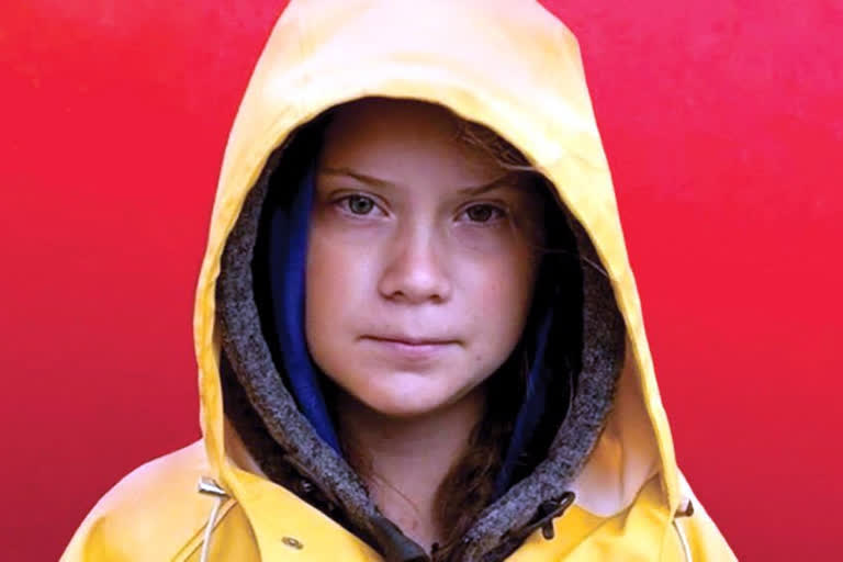 Greta Thunberg mocks Trump in his own words