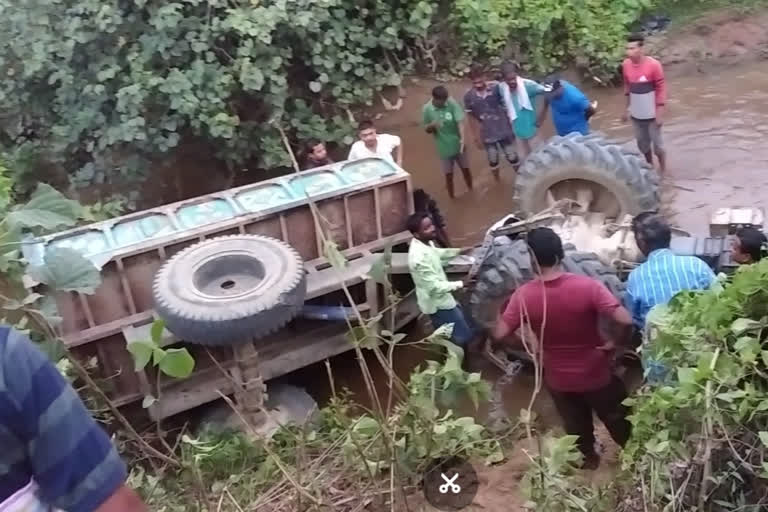 Tractor accident at Lakhimpur