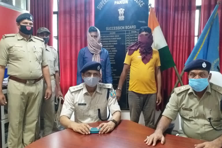 two rap case accused arrested in pakur